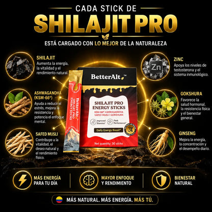 BetterAlt Shilajit Pro: Resultados desde la primera semana